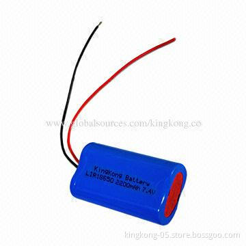 Factory Price Lithium-ion Battery Pack with 2,200mAh Capacity